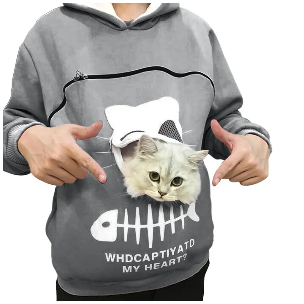 Pet sweater cat carrier outfit