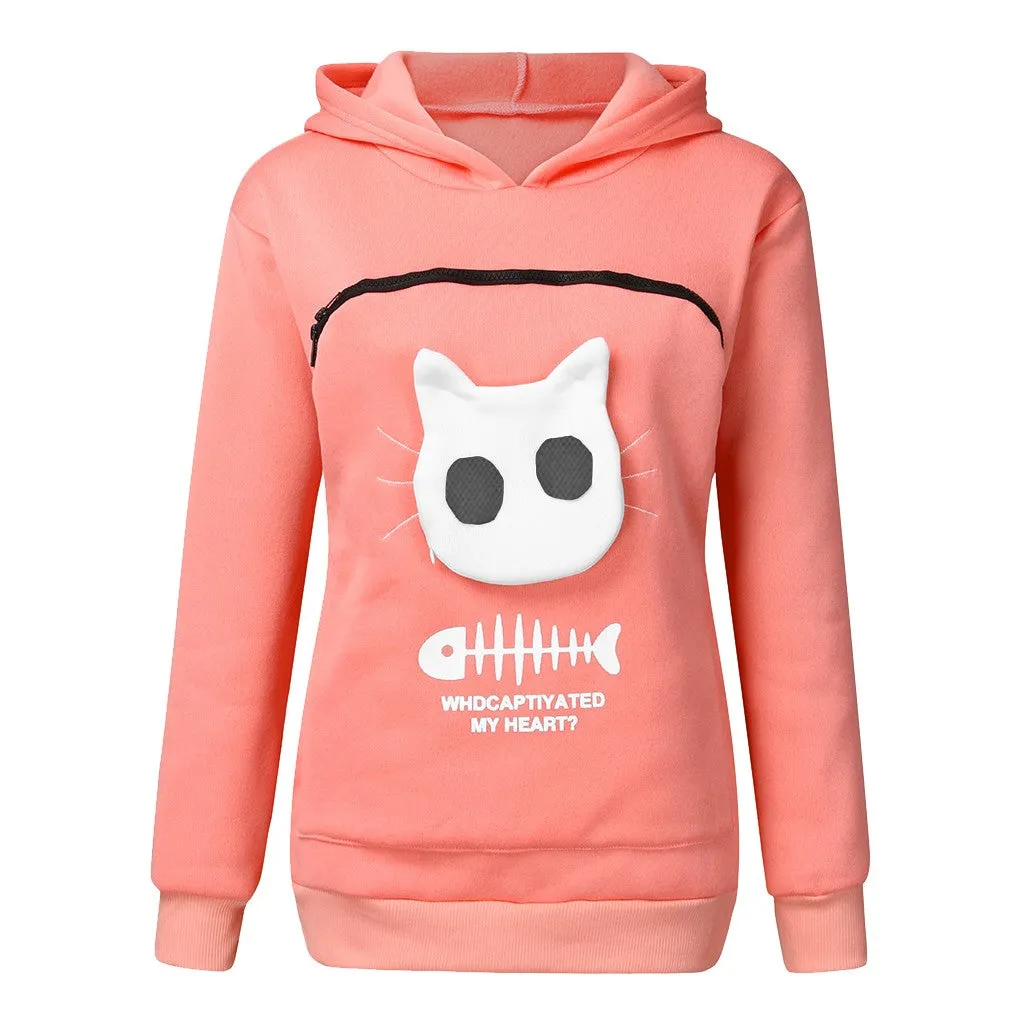 Pet sweater cat carrier outfit