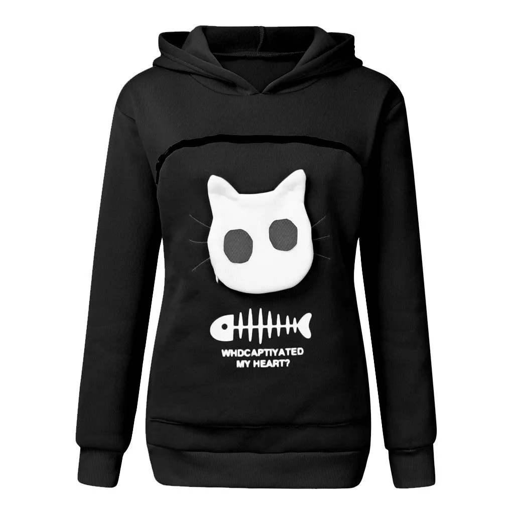 Pet sweater cat carrier outfit