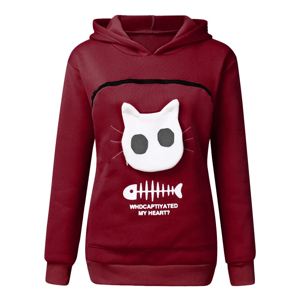 Pet sweater cat carrier outfit