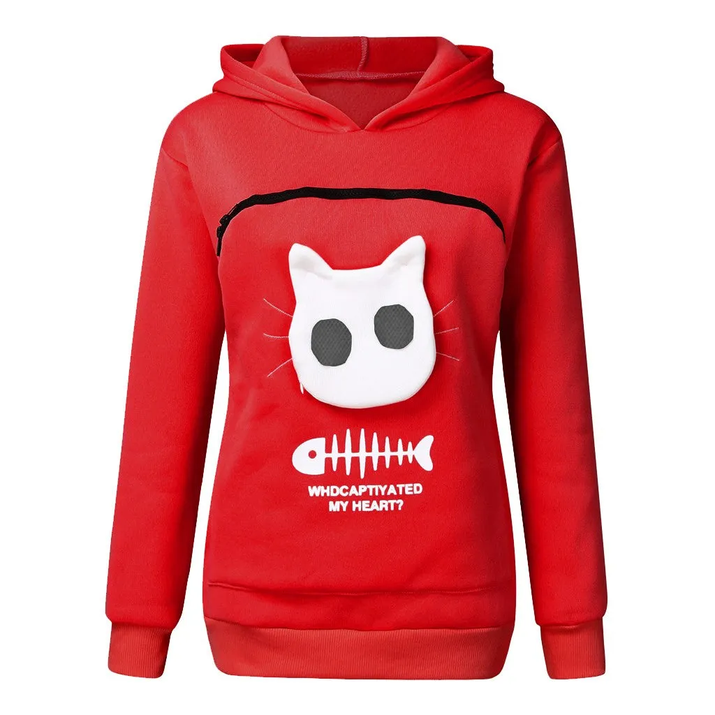 Pet sweater cat carrier outfit