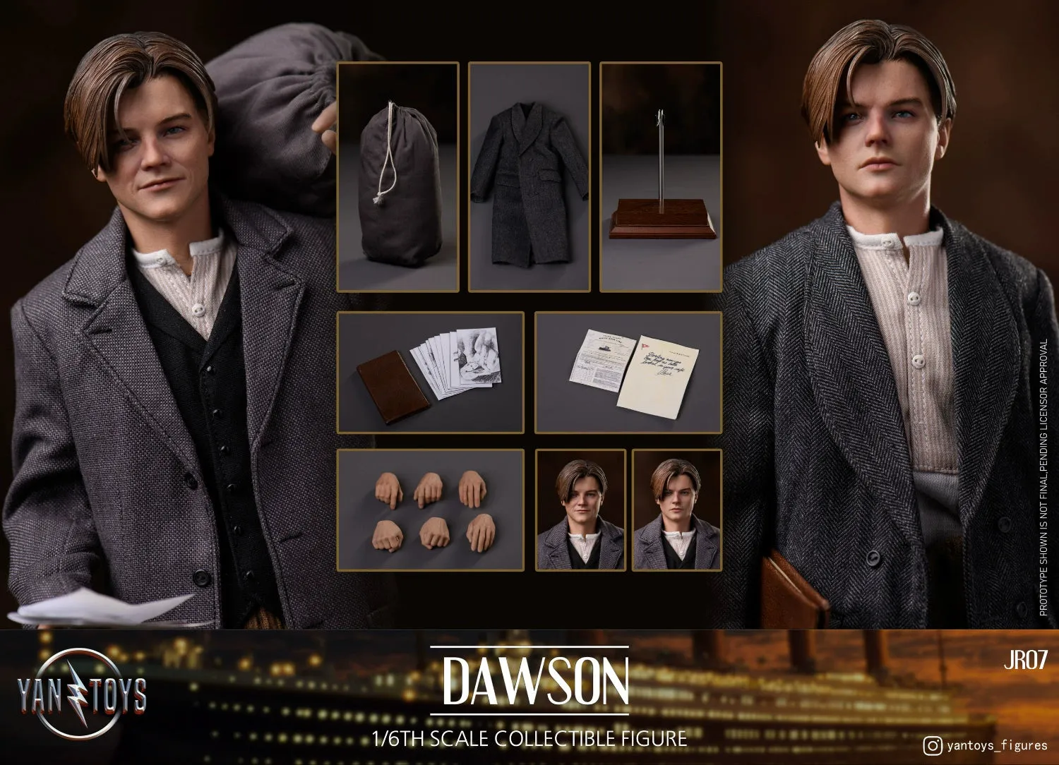 Pre-order 1/6 YANTOYS JR07 Dawson Action Figure
