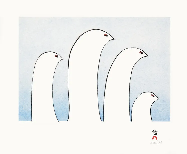 Ptarmigans, by Ningiukulu Teevee