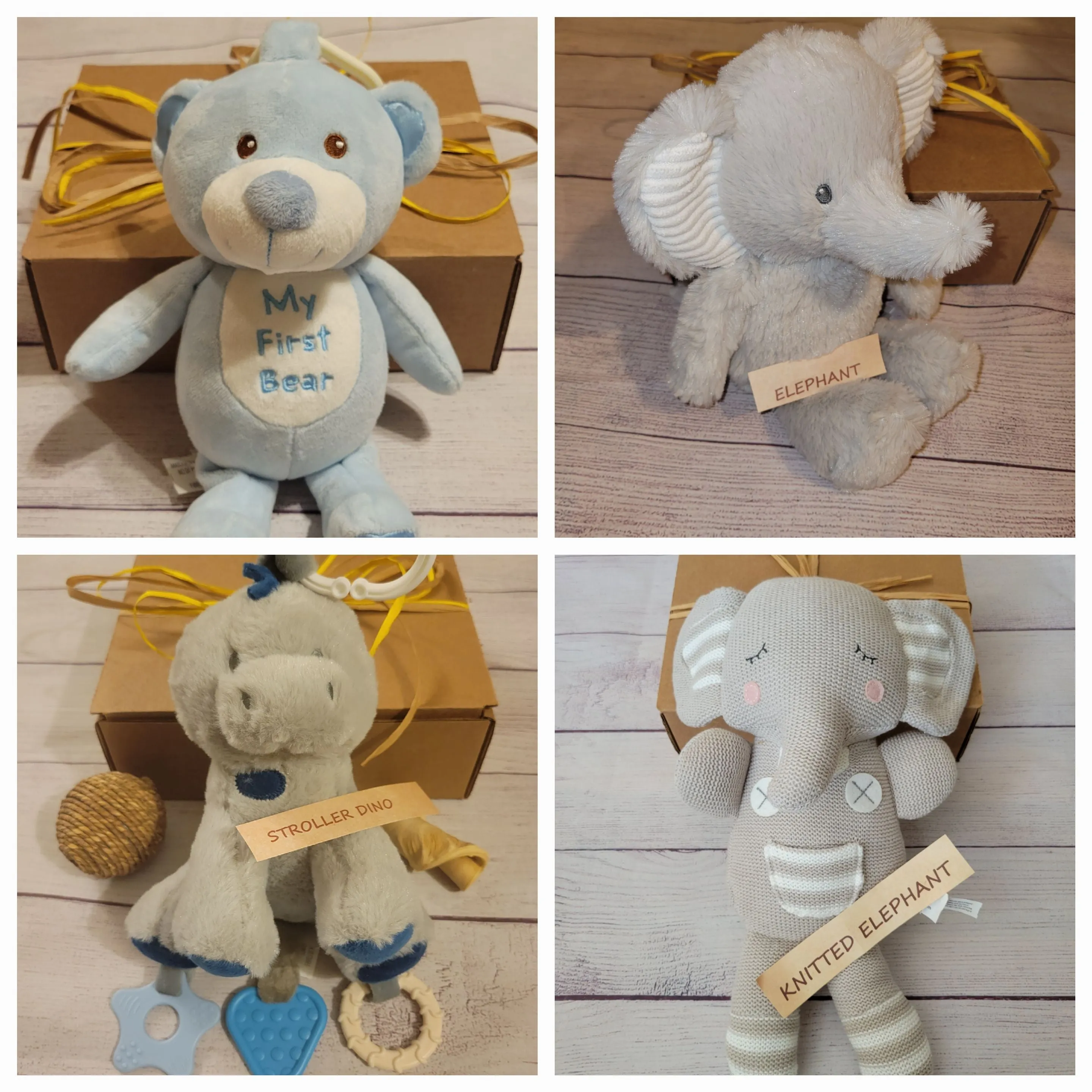 Qute Toy and cupcake baby gift box