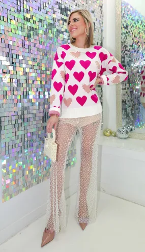 Radiant Pearl Sheer Pants