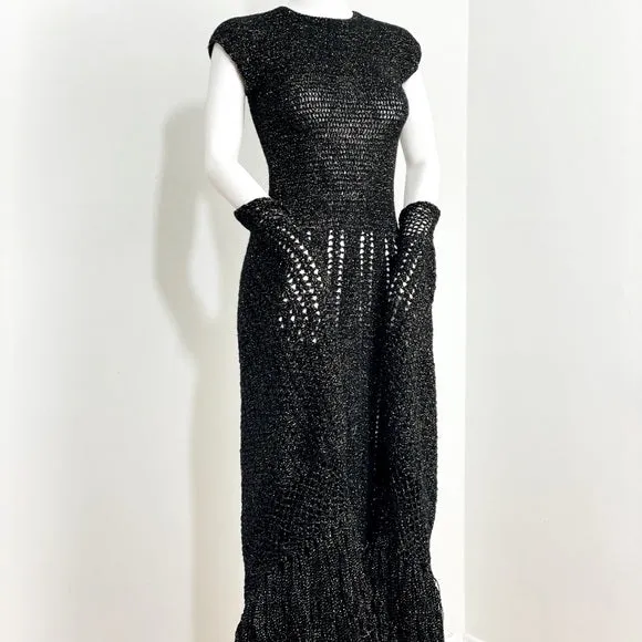 Rare Jean Paul Gaultier Crochet Maxi Dress