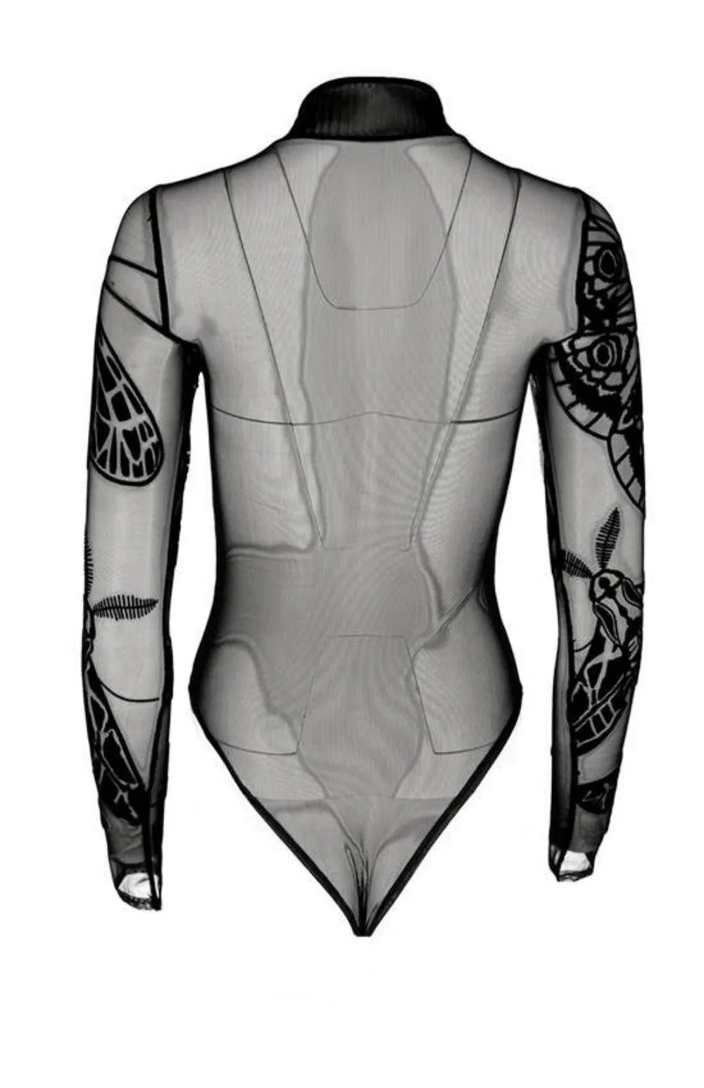 Restyle - Moth's Contour - Gothic Bodysuit