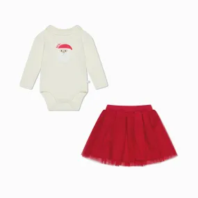 Santa Bodysuit & Tutu Outfit