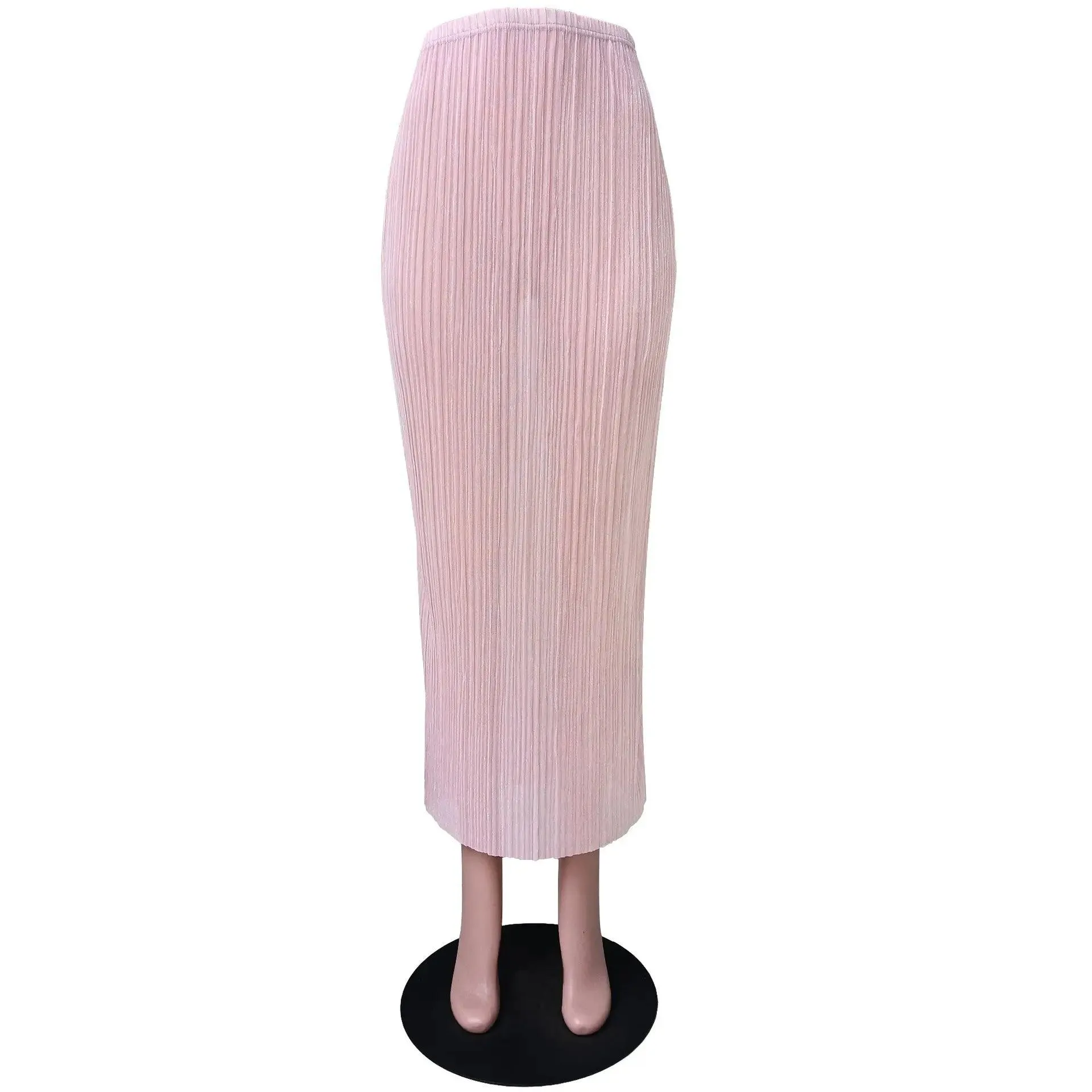 See through Pleated Fashion Skirt