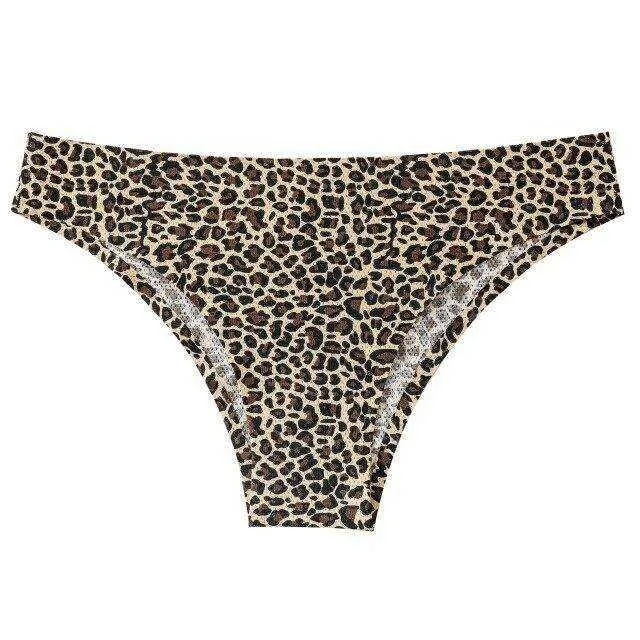 Sexy Seamless Flowers Print  Slip Breathable Underwear For Women