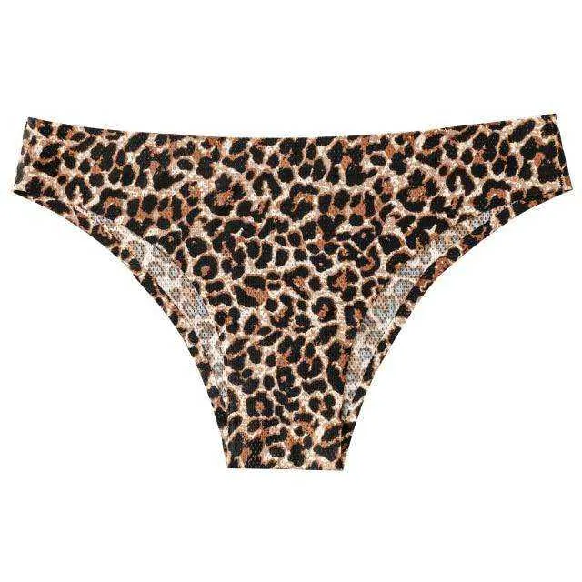 Sexy Seamless Flowers Print  Slip Breathable Underwear For Women