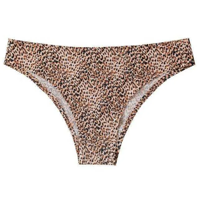 Sexy Seamless Flowers Print  Slip Breathable Underwear For Women