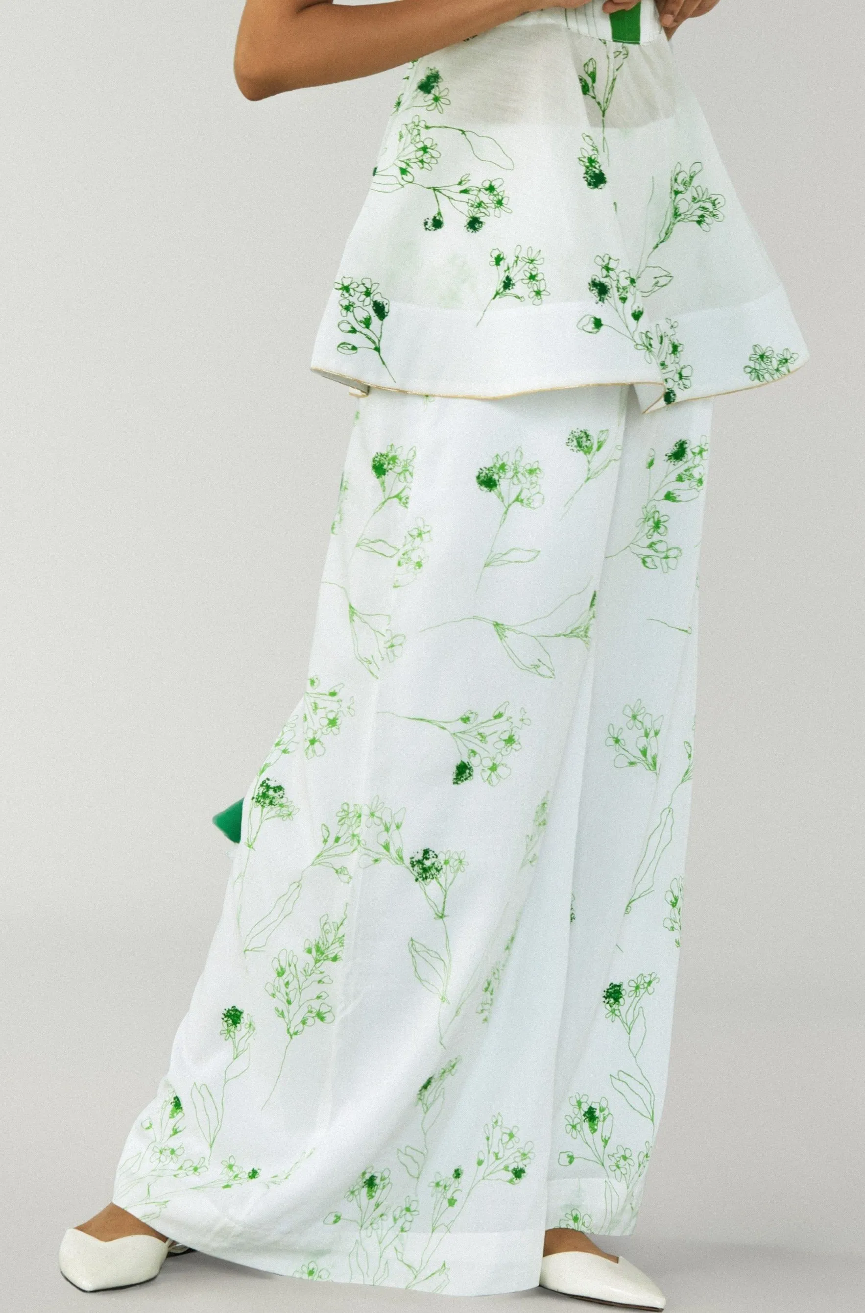 Shiro Floral Peplum Set