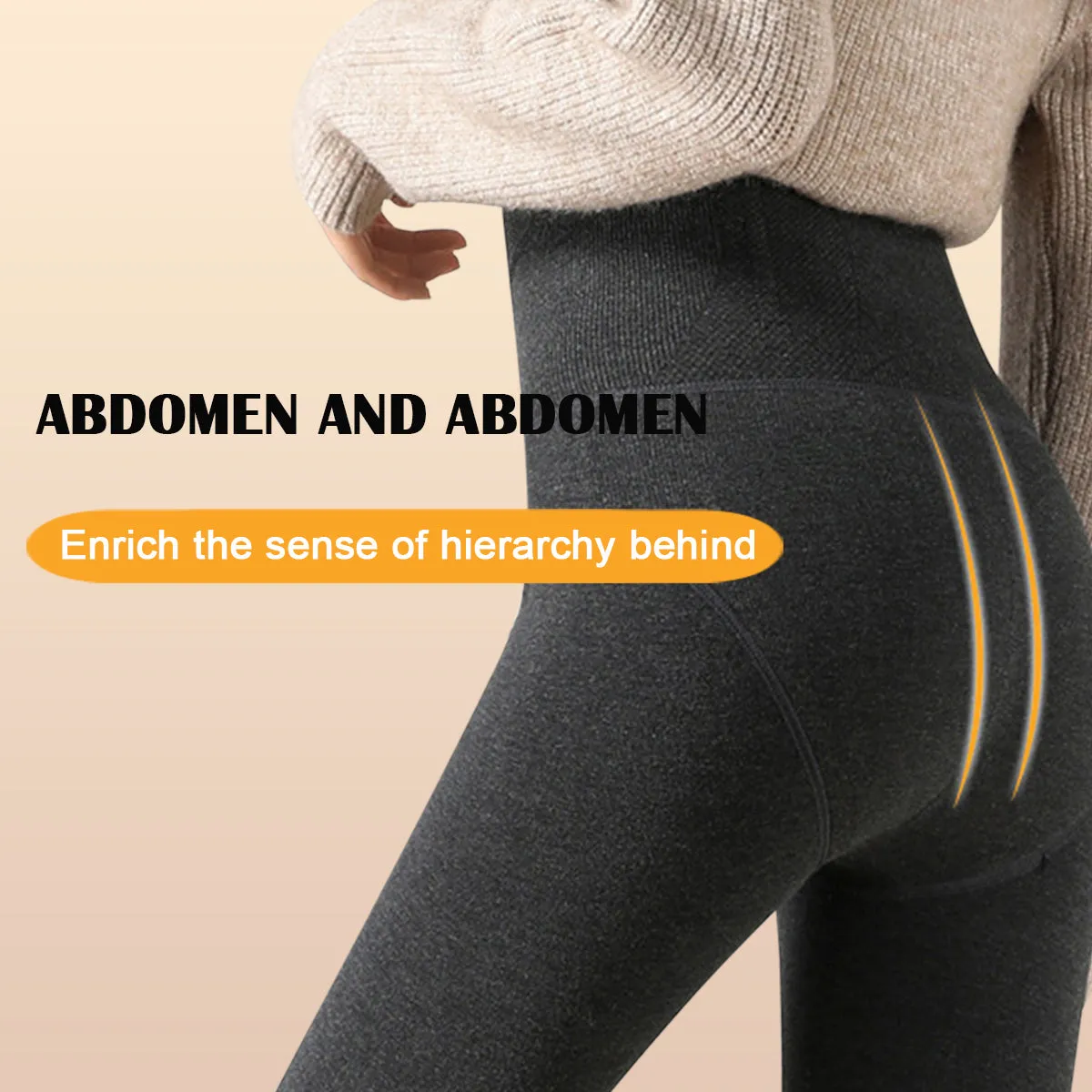 Sidiou Group Winter Warm Pants For Women High Waist Tummy Control Hip Lift Casual Pantyhose Fleece Lined Thickened Slim Leggings Thermal Tights