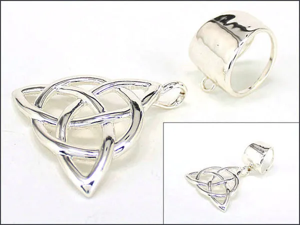 Silvertone Irish Scarf Jewelry