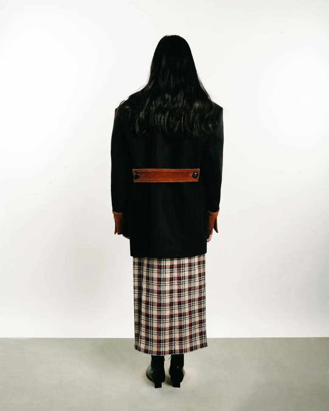 Single-Breasted Wool Coat