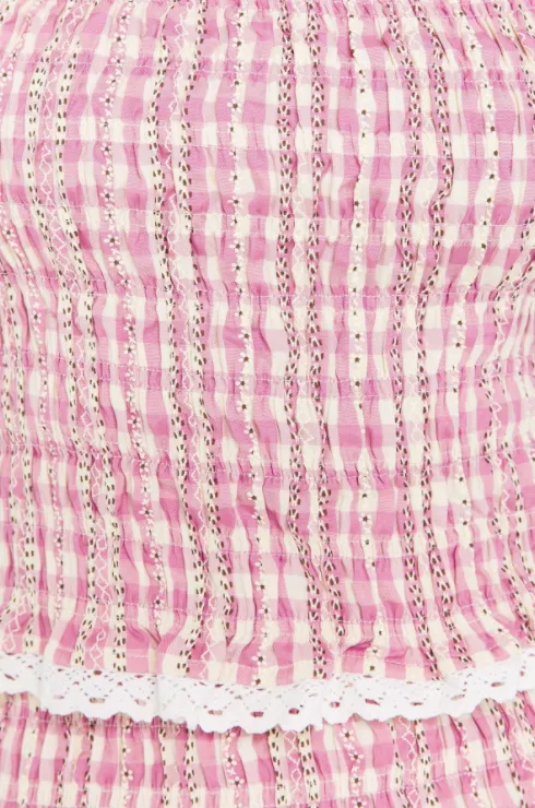 Smocked Skirt