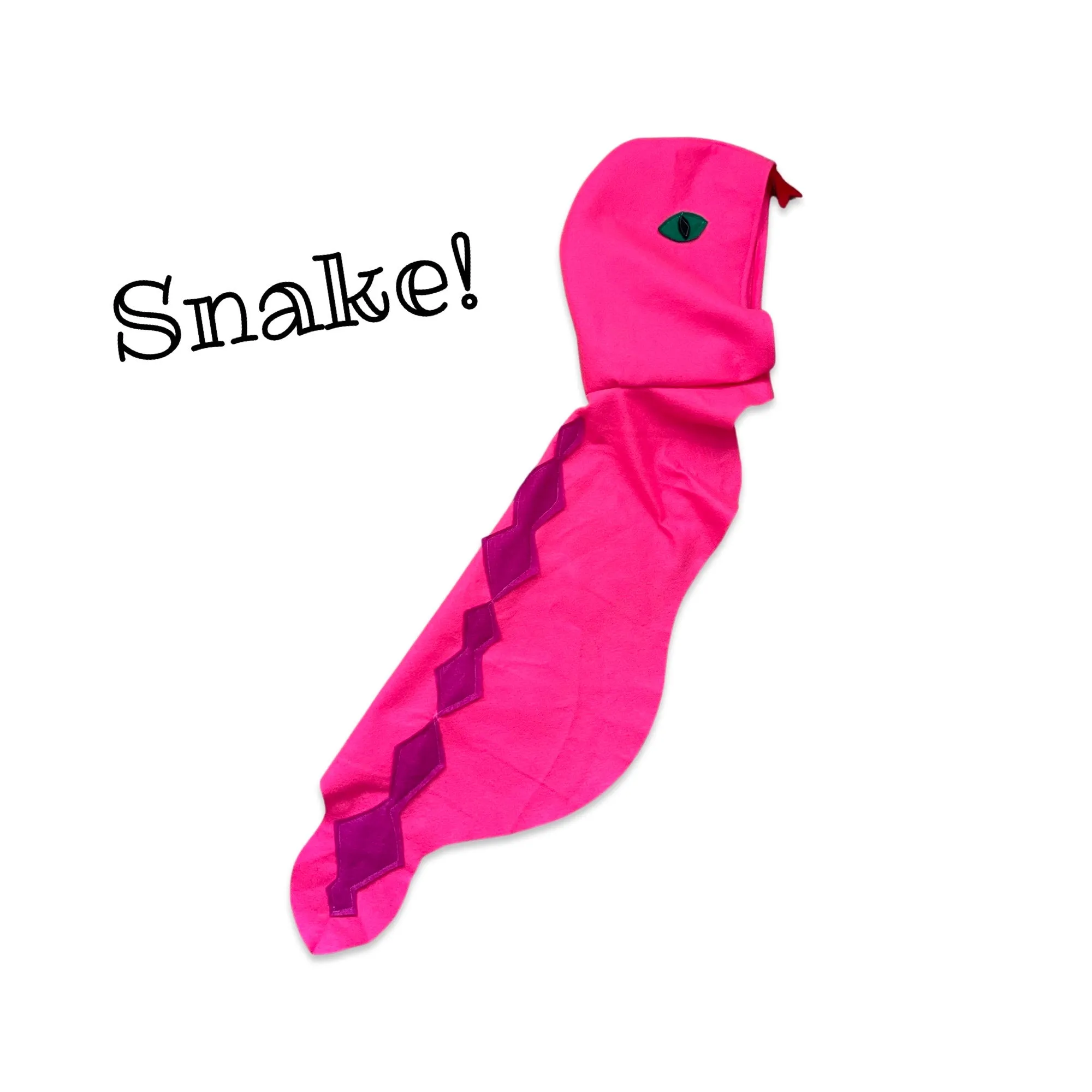 Snake Cape, Kids Halloween Costume or Dress Up Cape - 5 colors