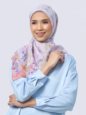 SOMBRA SCARF LAVENDER WHITE