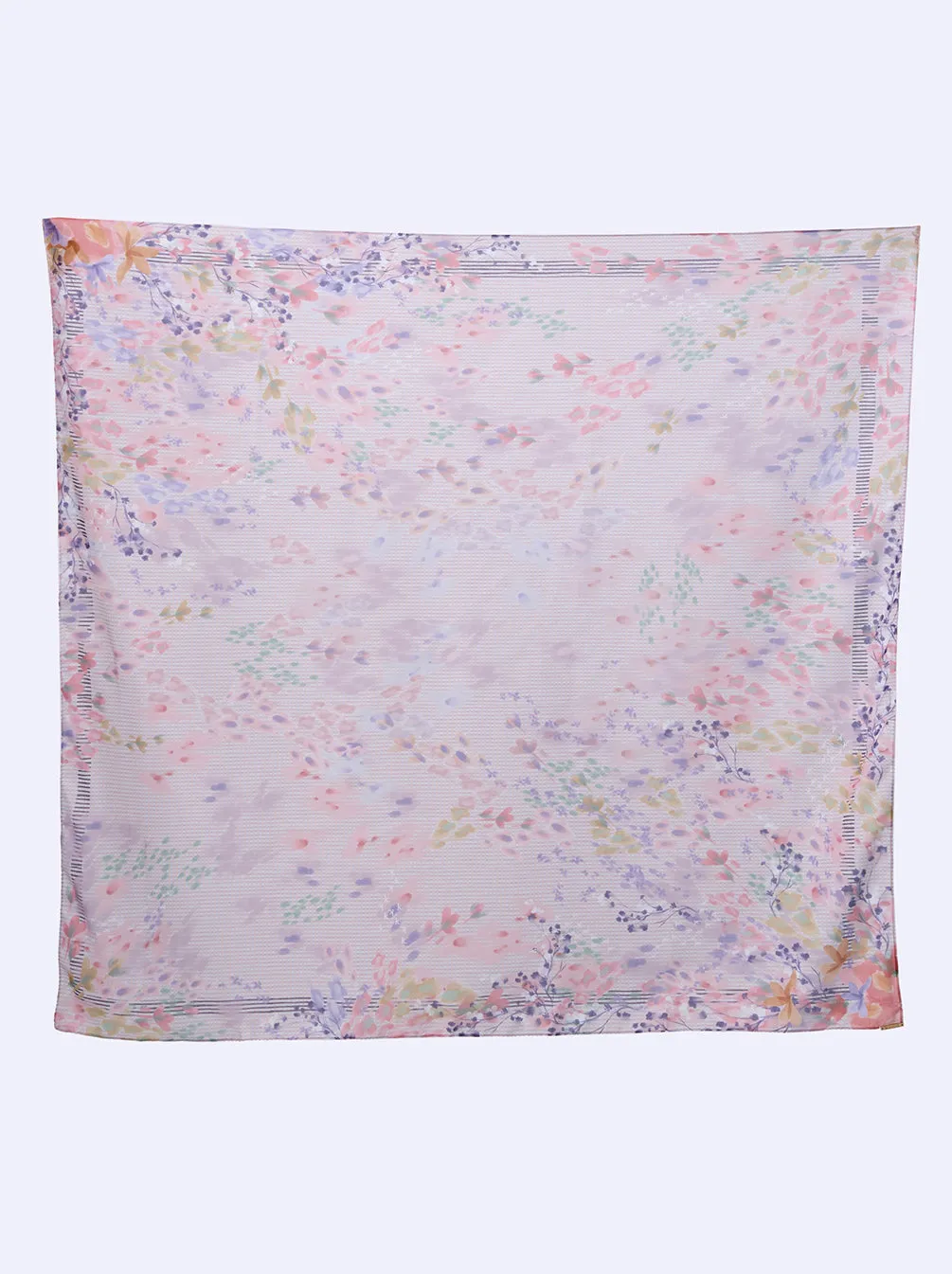 SOMBRA SCARF LAVENDER WHITE