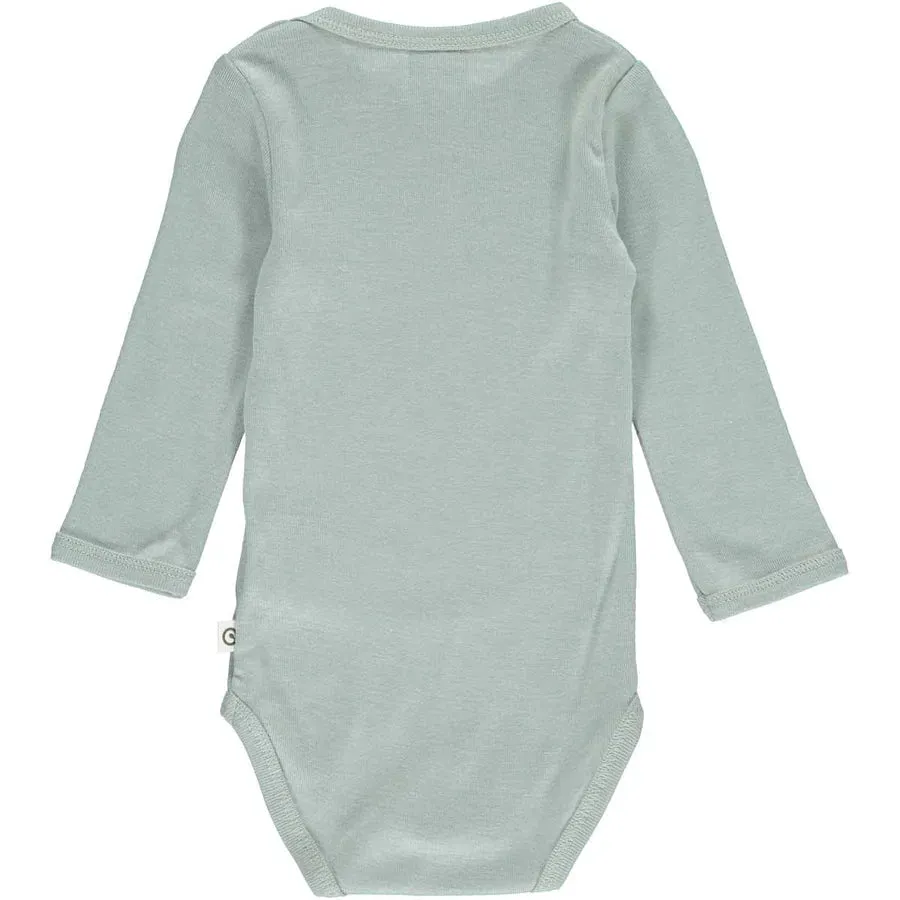 Spa Green Woolly Silk Bodysuit