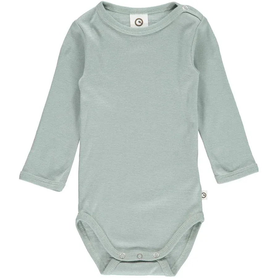 Spa Green Woolly Silk Bodysuit