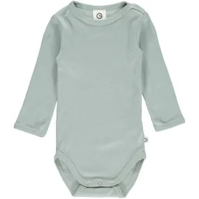 Spa Green Woolly Silk Bodysuit