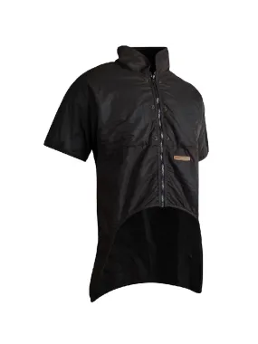 Styx Mill Oilskin Short Sleeve Zip Cape - Brown