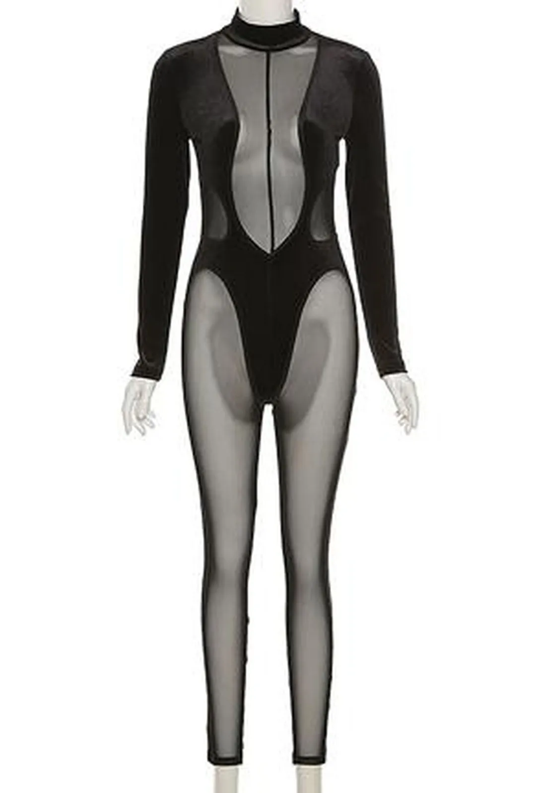 TABITHA - VELOUR ASYM ROMPER