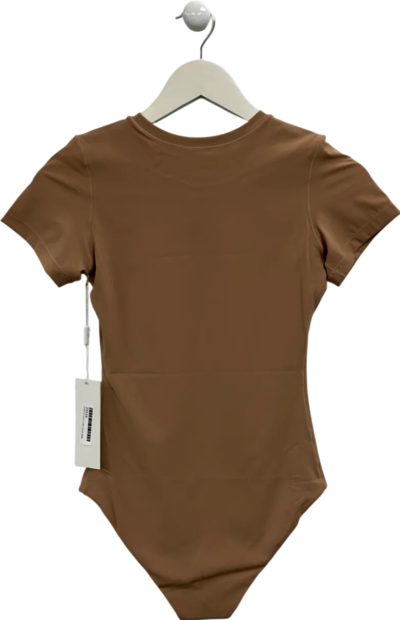 The NAP Co. Beige The Essential T Shirt Bodysuit UK S