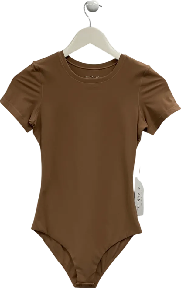 The NAP Co. Beige The Essential T Shirt Bodysuit UK S