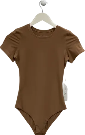 The NAP Co. Beige The Essential T Shirt Bodysuit UK S