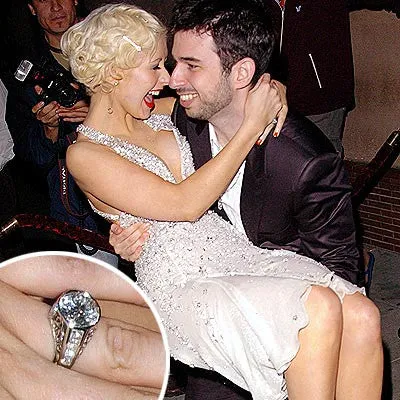 Versace - As Seen on Christina Aguilera - White Cocktail Dress Embellished with Rhinestones - IT 42