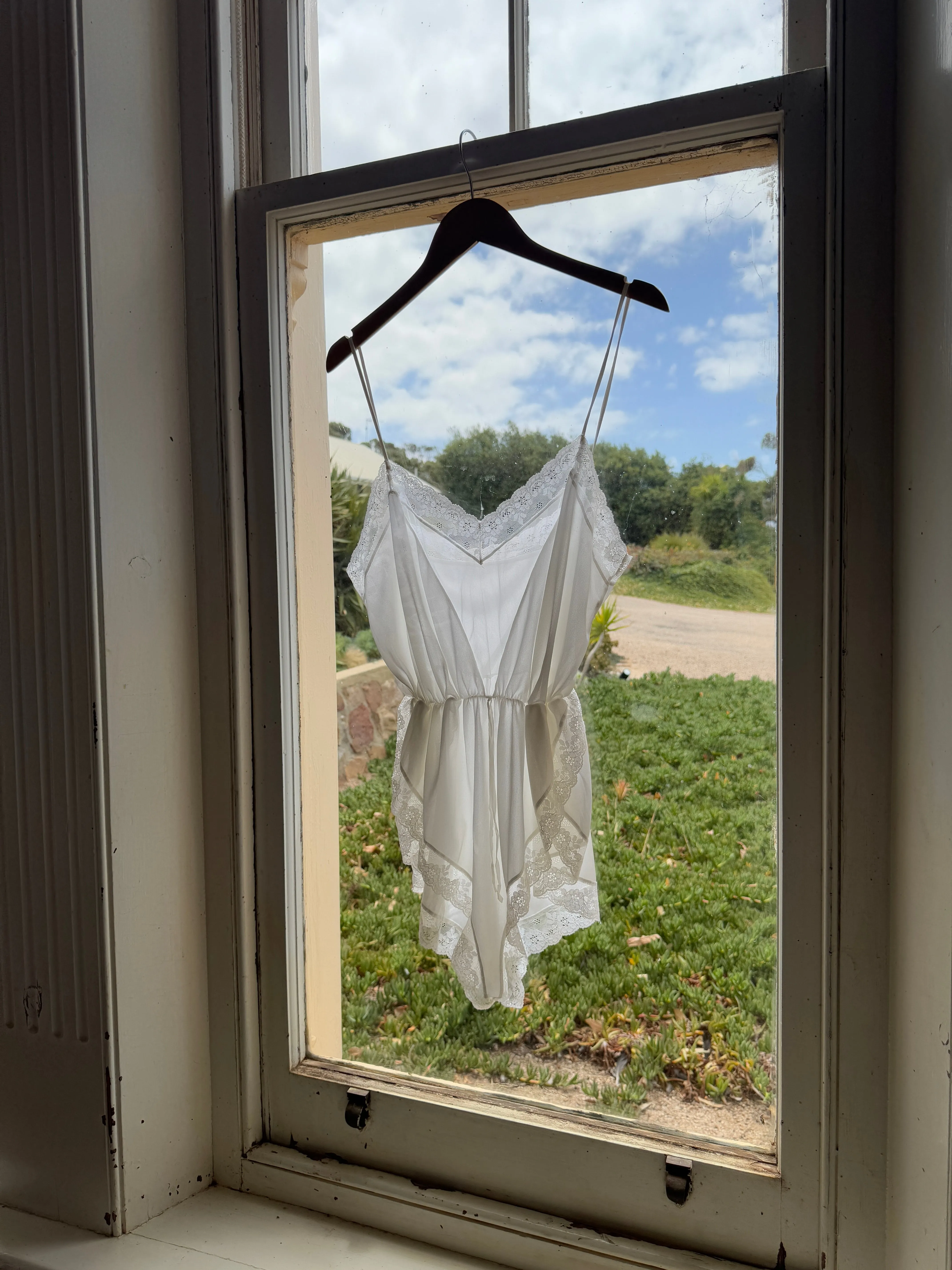 Vintage 60s Bridal Bodysuit and Peignoir Set