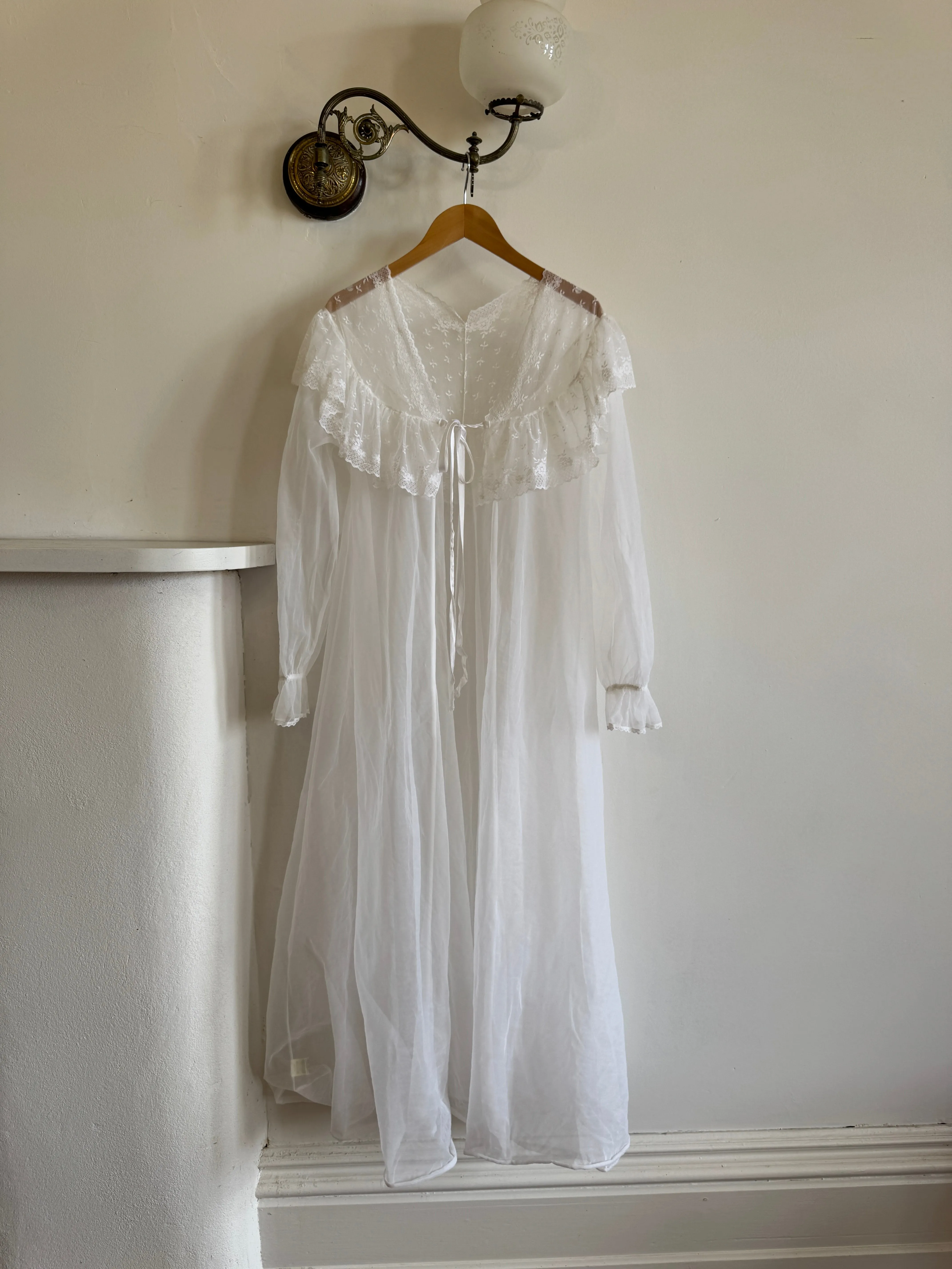 Vintage 60s Bridal Bodysuit and Peignoir Set
