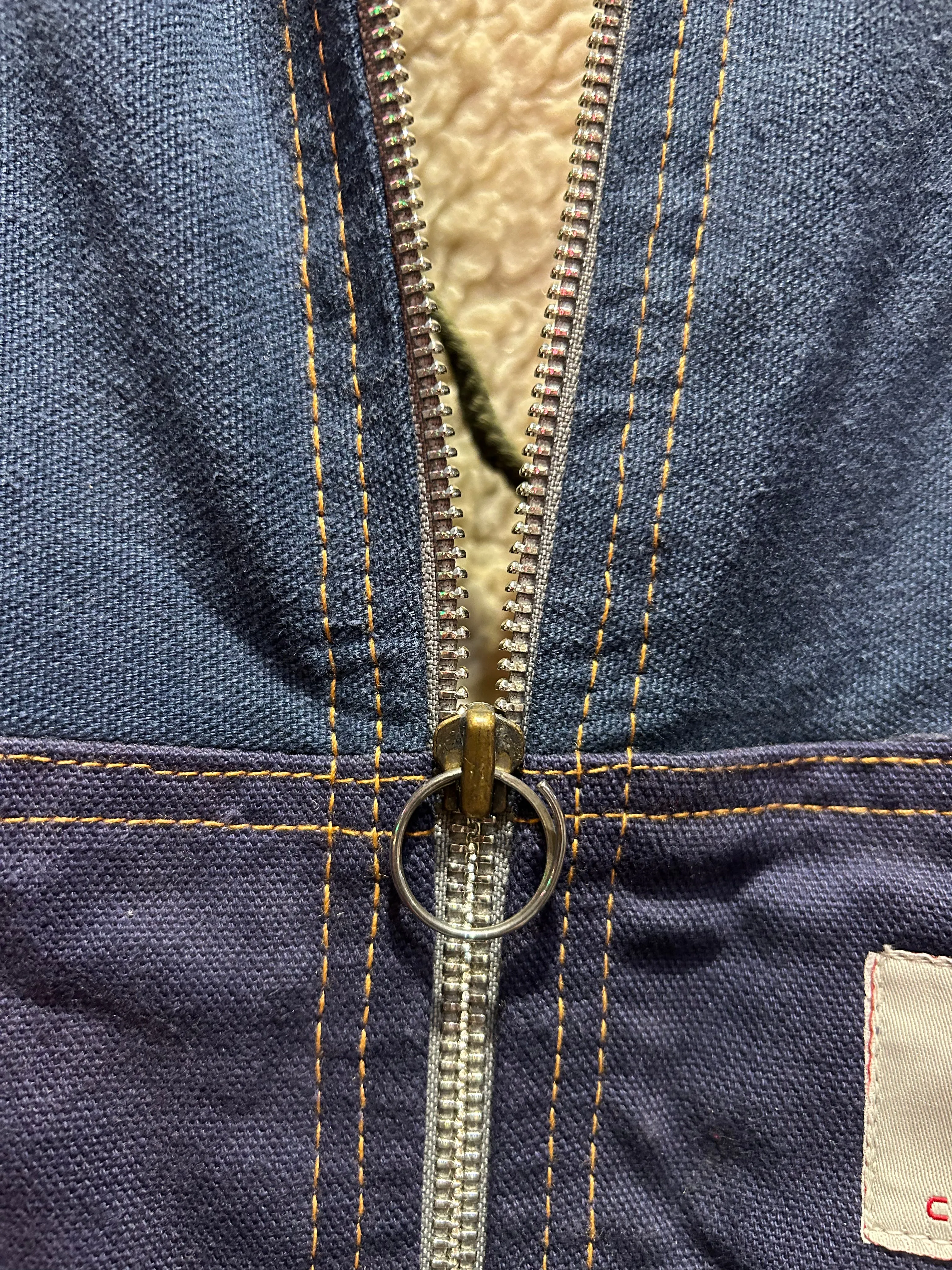 Vintage Carhartt Remake Sherpa Lined Jacket, Medium