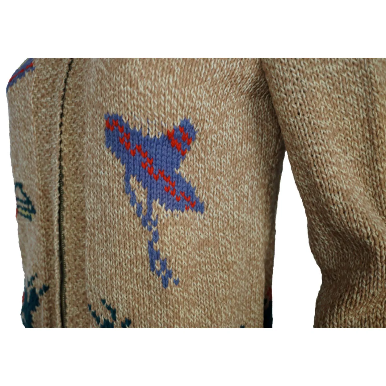 Vintage Cowichan Sweater Mary Maxim Mexicana Pattern 465 1950s Hand Knit