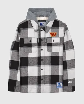 Washington Commanders The Big Joe Sherpa Lined Plaid Jacket