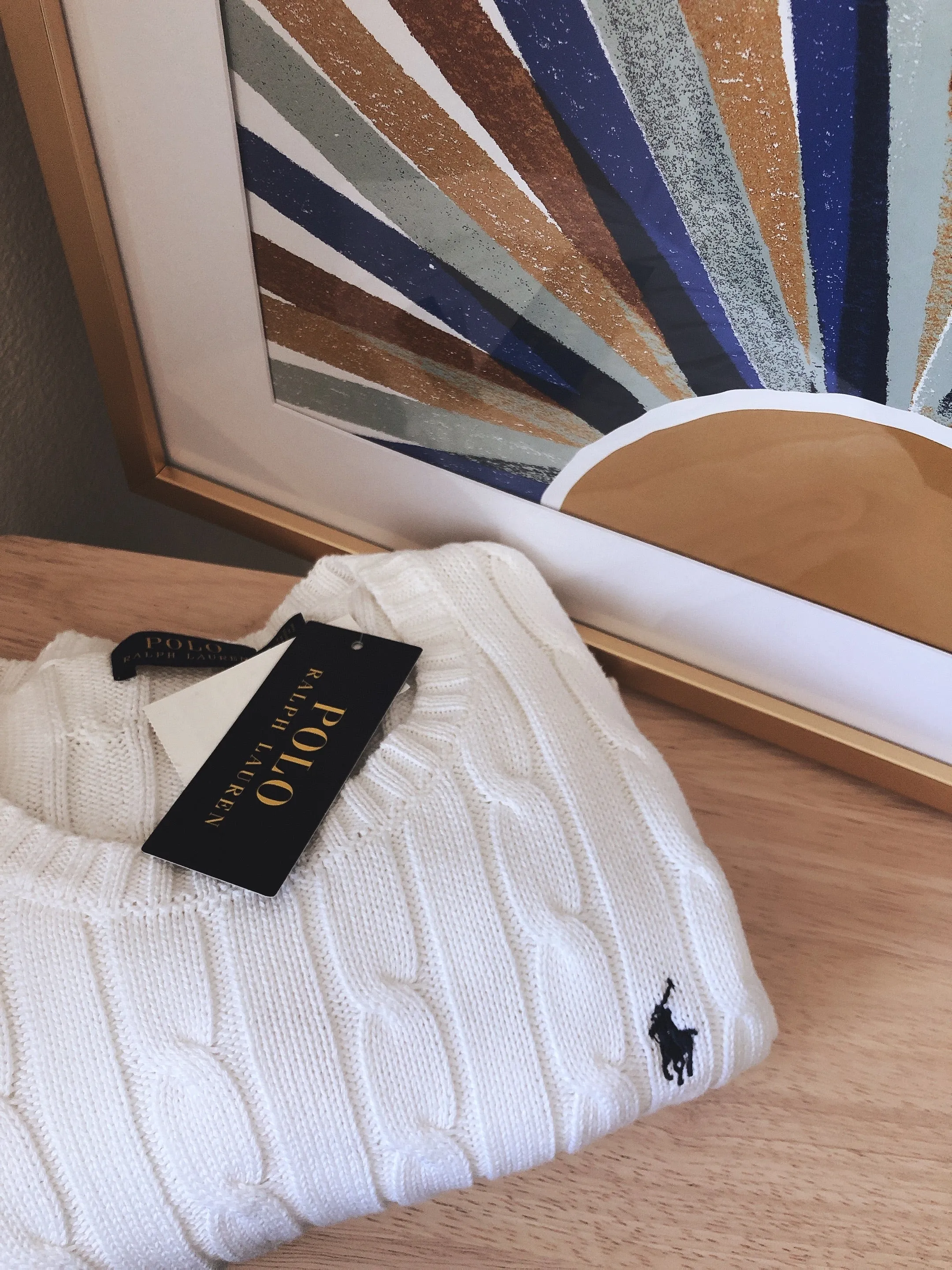 Women Crewneck Cableknit Sweater