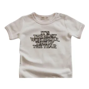 Wonderful Time Tee - Natural