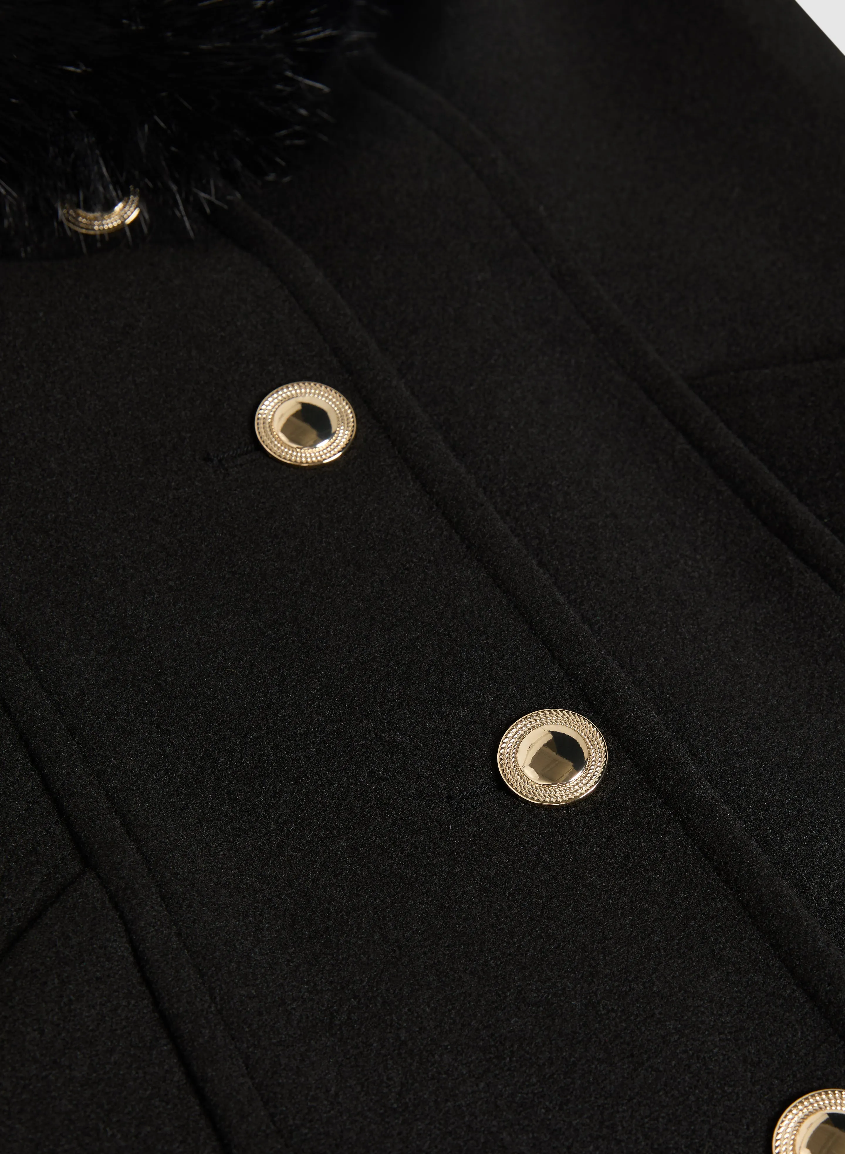 Wool-Blend Coat