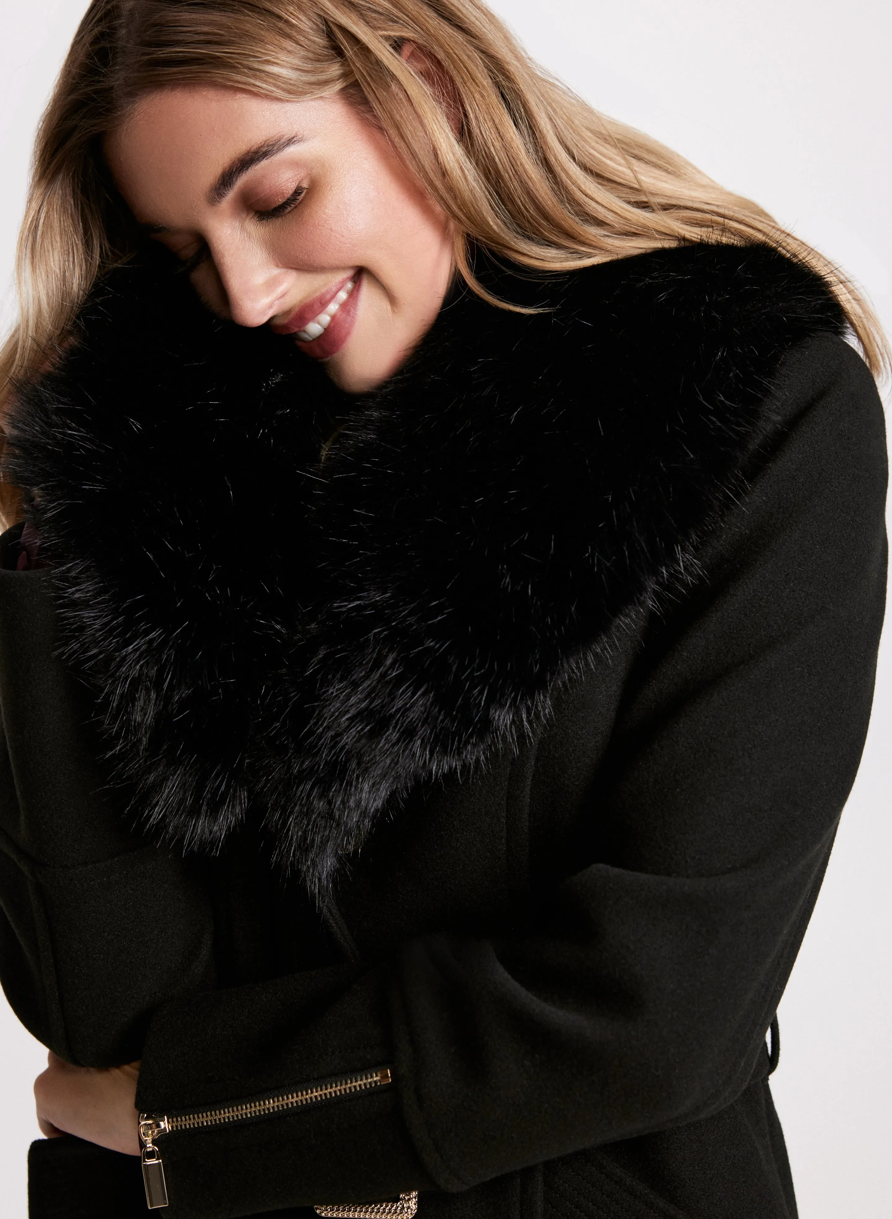 Wool-Blend Coat