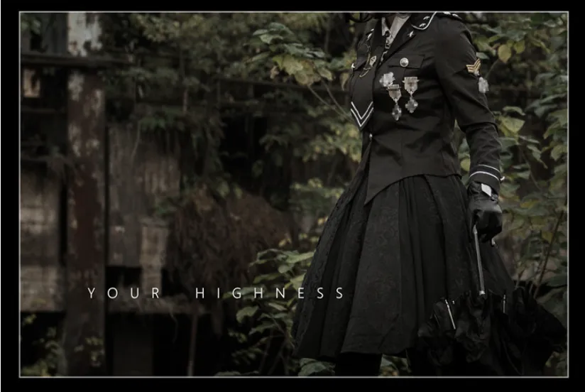 YourHighness~Judge's Oath~Gothic Lolita Cape Blouse SK Set
